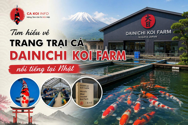 Dainichi Koi Farm là một trong những trại cá Koi danh tiếng hàng đầu tại Nhật Bản