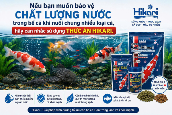 Bảo vệ chất lượng nước với hệ sinh thái thức ăn Hikari
