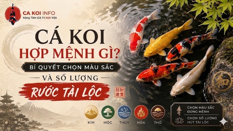 cá koi hợp mệnh gì