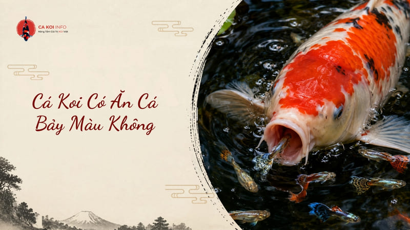 cá koi có ăn cá bảy màu không