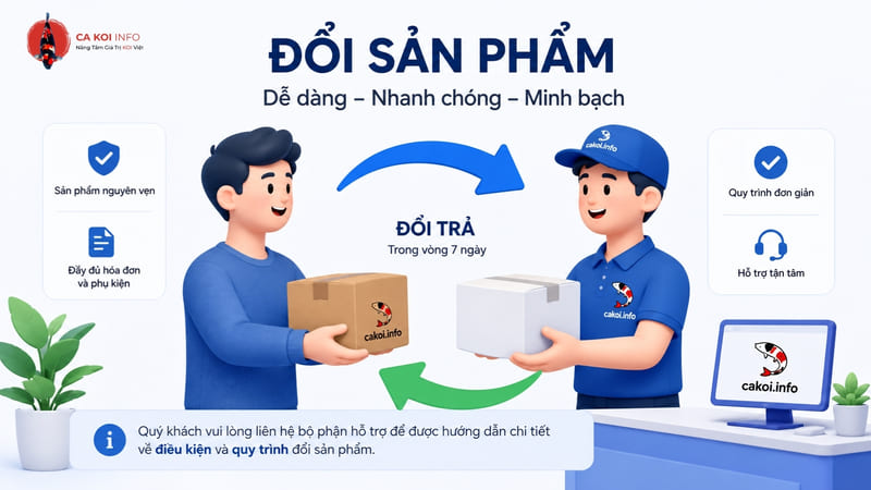 Chính sách đổi trả hàng tại cakoi.info Chính sách đổi trả hàng tại cakoi.info